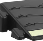 Glow-in-The-Dark Vacuum Climbing Pad and Threshold Ramp 30x4 Inch Plastic Door Ramp for Indoor Steps Wheelchair Curb for Home Use Non-Slip Nighttime Safety Aid