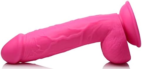 8.25 Inch Dildo with Balls - Pink