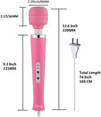 Power Massager Handheld Tool Electric Foot Neck Back Hand Leg Arm Shoulder Muscle Aches for Women Men Therapy Pain Relief Massage Tool Pink Massage
