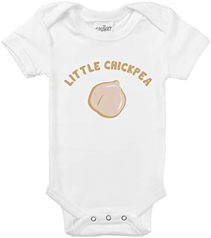 The Spunky Stork Baby Boy Girl Chickpea Garbanzo Bean Hummus Cute Newborn Outfit