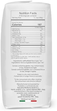 (5Kg. Bag) Anima Verace - Flour for Pizza Napoletana (00 Pizza Flour, Non-GMO, Kosher, All Natural, UnBleached, 100% Italian Soft Wheat) 11 Lb.