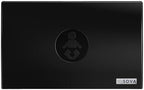Sova Element Horizontal Surface Mount Baby Changing Station with Liner Dispenser - Black