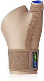 Actimove Sports Edition Thumb Stabilizer Wrist Brace, Extra Stays | Thumb Splint for Trigger Finger, Arthritis Pain, Sprain & Carpal Tunnel Support, Beige, Small/Medium