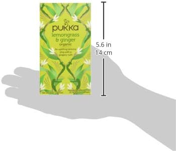 Pukka, Tea Herbal Lemongrass Ginger Organic, 1.27 Ounce
