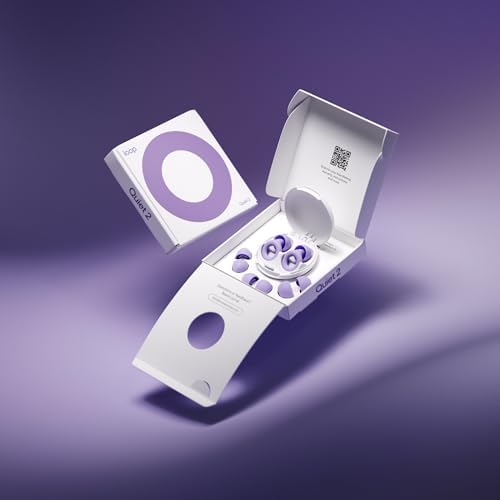 Loop Quiet 2 Ear Plugs - Ultra-Comfy Reusable Noise-Reducing Earplugs for Sleep, Deep Focus, Travel, Sensitivity | Flexible Hearing Protection | Customizable Fit | 24dB (SNR) Noise Reduction