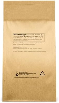 Pure Original Ingredients Raspberry Fruit Powder (1lb) Gluten-free, Great in Smoothies & Desserts
