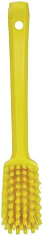 Vikan 30886 Brush,Utility,Medium,10.2",PP/PBT,Yellow