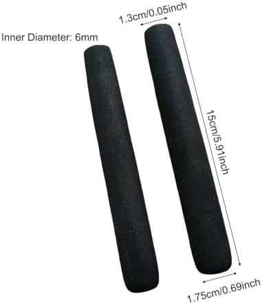 4 Pack Foam Grip Tubing 6 Inch Long Foam Handle Grips Aid Non Slip Sleeve Tubes Cover for Disabled and Elderly Fishing Rod Carbon Fiber Stick Utensils Scissor Tools Pens Arthritic Handicapped