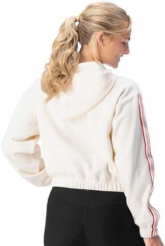 CERTO NHL Women's Fleece Zip-Up Hoodie Jacket, Soft Full-Zip Sweatshirt, Warm Athletic Outerwear, Licensed College Apparel
