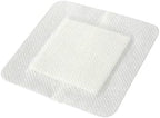 Medline Bordered Gauze, 6" x 6" Adhesive Island Wound Dressing, Sterile, 15 Count