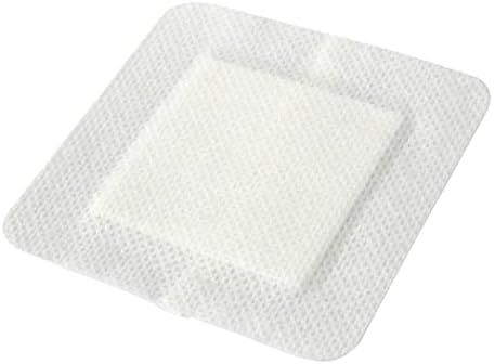 Medline Bordered Gauze, 6" x 6" Adhesive Island Wound Dressing, Sterile, 15 Count