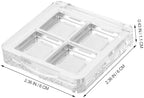 2pcs Makeup Organizer Diy Eyeshadow Palette Stylish Lipstick Storage Box for Daily Use and Special Occasions