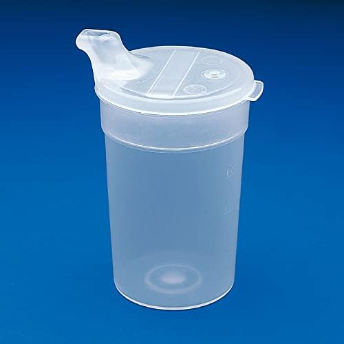 SP Ableware 745880000-1 Flo-Trol Convalescent Feeding Cup Transparent Universal, 8 Ounce