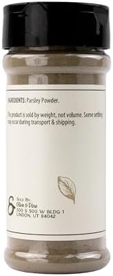Olive & Vine Parsley Powder, Mild Flavor, For Seasoning & Sauces, Rich Tradition, Authentic Taste, For Global Recipes (4 Ounce)