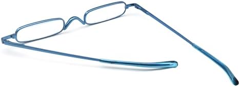Mini Slim Pen Reading Glasses with Portable Clip Case Small Pocket Readers Men Women