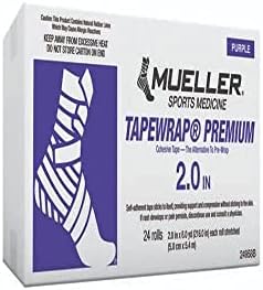 Mueller TapeWrap Premium Purple - 5cm x 5.4m Pack of 24 Rolls