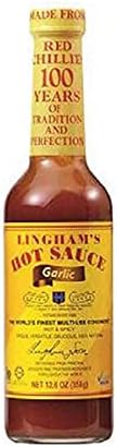 Lingham - Garlic & Chilli Sauce - 358g - (pack of 3)
