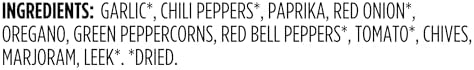 Just Spices Spicy Pizza Seasoning, 1.58 OZ I A Versatile Topping for Pizza, Focaccia & Dips I Featuring Red Peppers, Tomato & a Hint of Marjoram