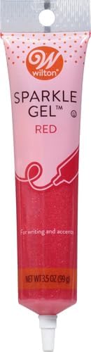Wilton Gel Icing, Sparkle Red, 3.5 oz
