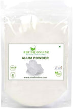 Alum Powder for Skin, Piedra de Alumbre en Polvo (3.5 oz - 100g), Fitkari Alum Stone for Face, Granulado Alumbre para Lavado Intimo, Tawas Allum Salt Spice