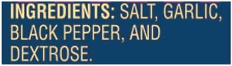 Spice Classics Garlic & Pepper Seasoning Salt, 4.87 oz (Pack of 12)