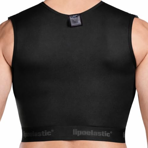 LIPOELASTIC MTmS Comfort- Gynocastemia Compression for Men, Daily Use Compression Vest for Men, Gynecomastia Compression Vest