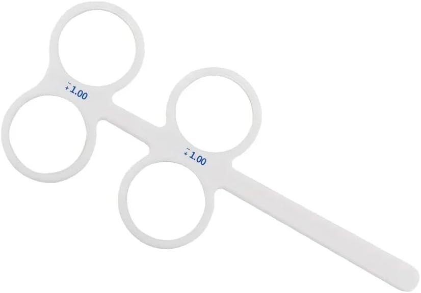 Plastic Optical Flip-Flop Occluder Eye Trainer, 4 Lenses, Optometric Equipment (ZP1.25)
