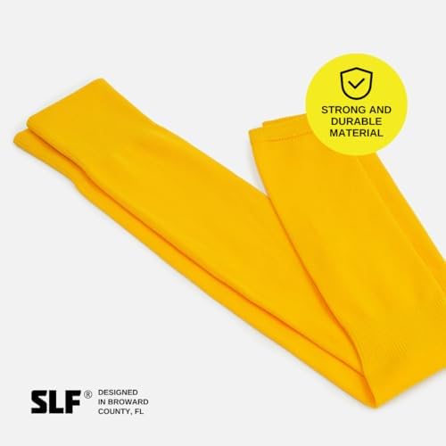 SLEEFS Pre Cut Soccer Socks [1 Pair] - Calf Compression Leg Sleeves for Adult & Large Boys/Large Youth