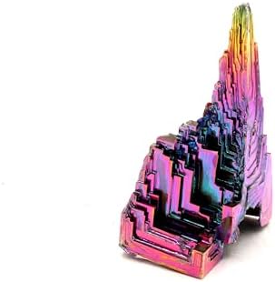 Rainbow Bismuth Crystal Stone Small Specimen for Collecting Decoration Wire Wrapping Wicca Reiki Energy Healing 99.99% USA Pure Mineral Element by Awesome Industries (Small .5-1")