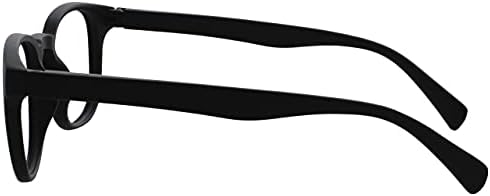 OPULIZE POP Reading Glasses for Women Men,Scratch Resistant Round Matt Frame with Spring Hinges, Black, Blue, Grey +1.50 (Pack of 3)