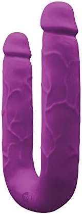 Colours - DP Pleasures - Realistically Molded Silicone Double Penetration Dong (Purple)