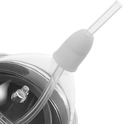 Adult Sippy Cup with Straw and Handle 450ml Spill-proof Stainless Steel Drinking Cup for Elderly Disabled Patients and Pregnant Women, Travel Leakproof Senior Water Bottle for Soup