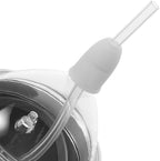 Adult Sippy Cup with Straw and Handle 450ml Spill-proof Stainless Steel Drinking Cup for Elderly Disabled Patients and Pregnant Women, Travel Leakproof Senior Water Bottle for Soup