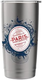 Trendy Paris Saint Germain Circle Crest Stainless Steel Insulated Tumbler