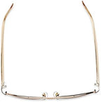 Foster Grant Sofia Vergara x Women's Carmen Full Lens SunReaders Aviator Reading Glasses, Shiny Bronze, 57 mm + 2.75