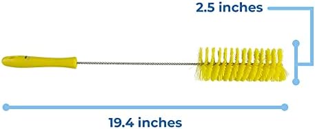 Vikan 53706 Tube Brush,2.4",PP/PBT,Yellow