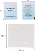 Minkissy Prep Pads Wax Removal Wipes Wax Remover Individually Wrapped Oil Wipes After Waxing Finishing Wipes Wax Depilation Supplies For Home Salon Summer 20PCS
