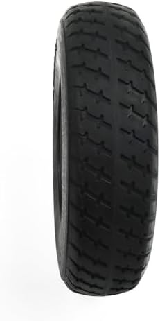 Solid Tire 2.80/2.50-4 for Elderly Mobility Scooter, Non-inflatable Polyurethane Rubber Wheel for Battery Car and Electric Wheelchair, Flat-free