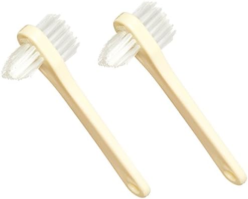 Medline Two-Sided Denture Brushes, Ivory (Pack of 144)