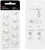 (Open Vent 10mm) Hearing Aid Domes for Oticon Minifit, Oticon Ear Caps Replacements Parts AccessoriesDomes for Oticon Hearing Aid Supplies Cleaning Kits(30 Pcs)