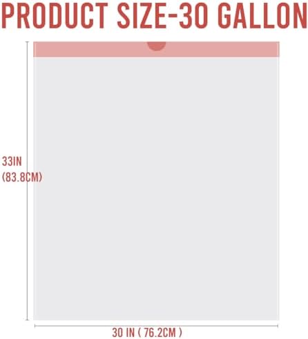 BEIDOU-PAC 30 Gallon Trash Bags Drawstring, 75 Count, White & Unscented, Multi-purpose Garbage Bags Can Liners for Business Home Kitchen Commercial and Industrial