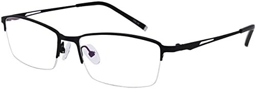 Photochromic Gray Mens Womens Reading Glasses +3.25 Metallic Half Rim Readers Spectacles