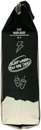 Black Insomnia Ground Coffee - The Strongest Coffee in the World - 1lb (Dark Roast, 1 Pound)