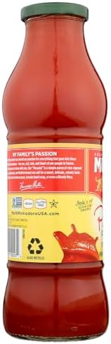 Mutti Passata Tomato Puree w Basil 24.5 oz (12 Pk) by Mutti