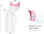Female Urinal 1000ml/33oz for Women, Urine Bottle for Elderly Pee in Bed, Pee Bottle for Urine Collection in Hospital or Camping，Reusable Chamber Pot