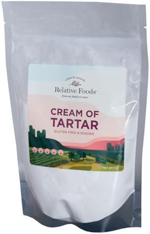Cream of Tartar 1 Pound – Premium Baking Powder Stabilizer for Meringue, Cookies & Frosting – Pure Cream of Tartar for Baking – Fine Powder Baking Ingredient