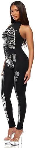 Forplay womens Flashy on the Inside Sexy Skeleton Costume