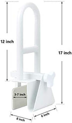 Butizone Bathtub Safety Rail, Medical Adjustable Tub Grab Bar Handle Clamp Safety Handrail Support for Seniors and Elderly