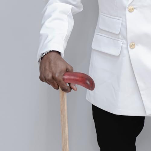 Solid Wood Cane Handle Head Replacement for Walking Canes Ergonomic Wooden Cane Handle Suitable for Men and Women Outdoor Use