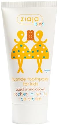 Ziaja Kids Toothpaste Fluorine for Kids Cookies 'N' Vanilla Ice Cream 50 Ml